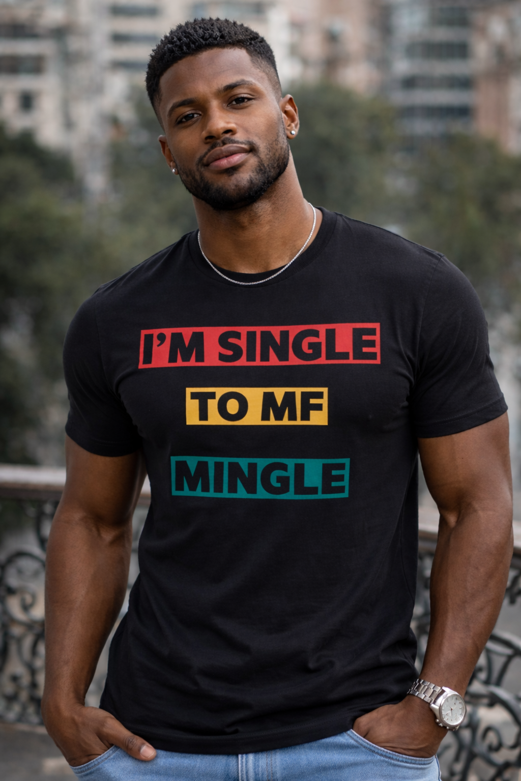 I’m Single To Me Mingle T-Shirt – Fun Single Life Graphic Tee